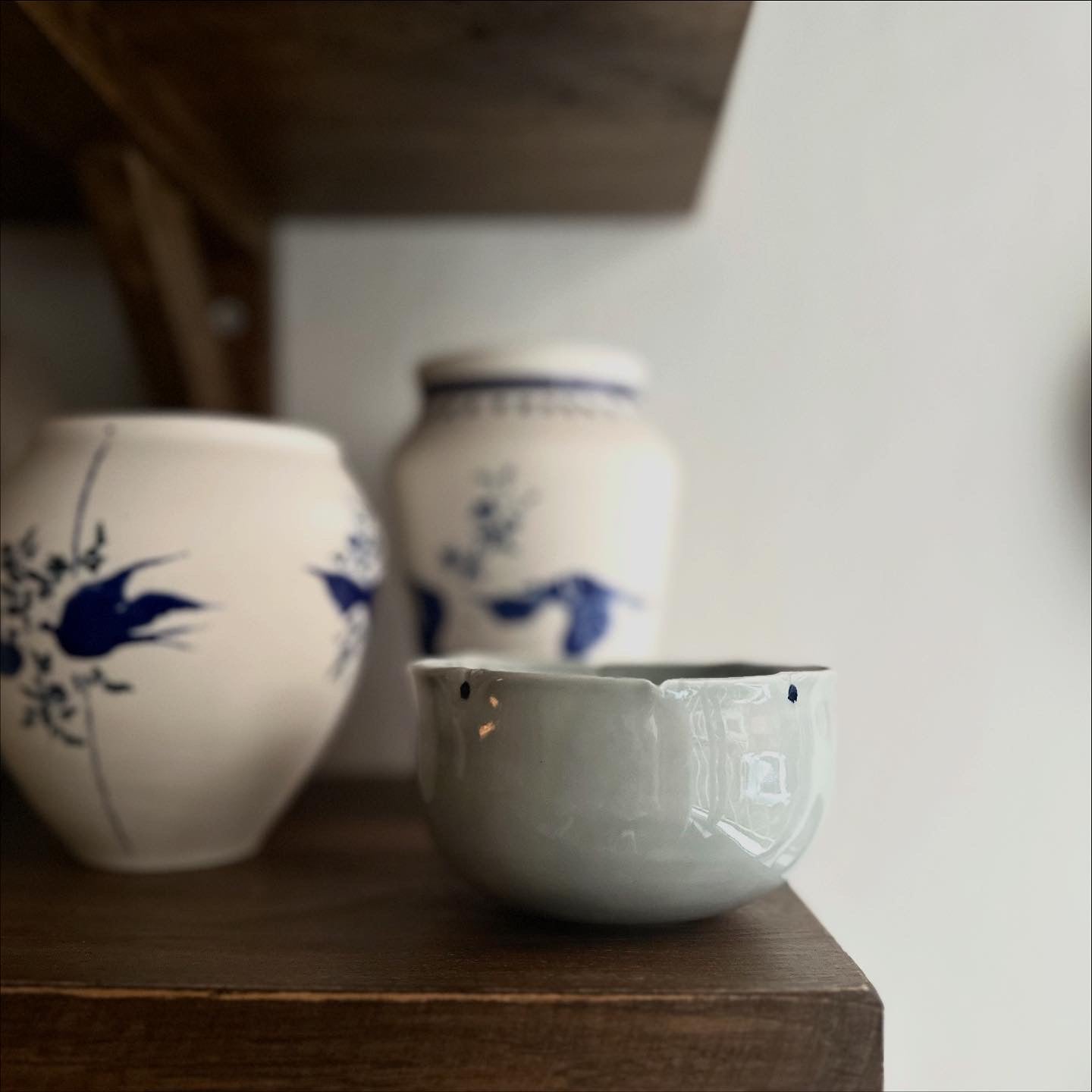 BIRDS and ROSES, INDIGO Blue